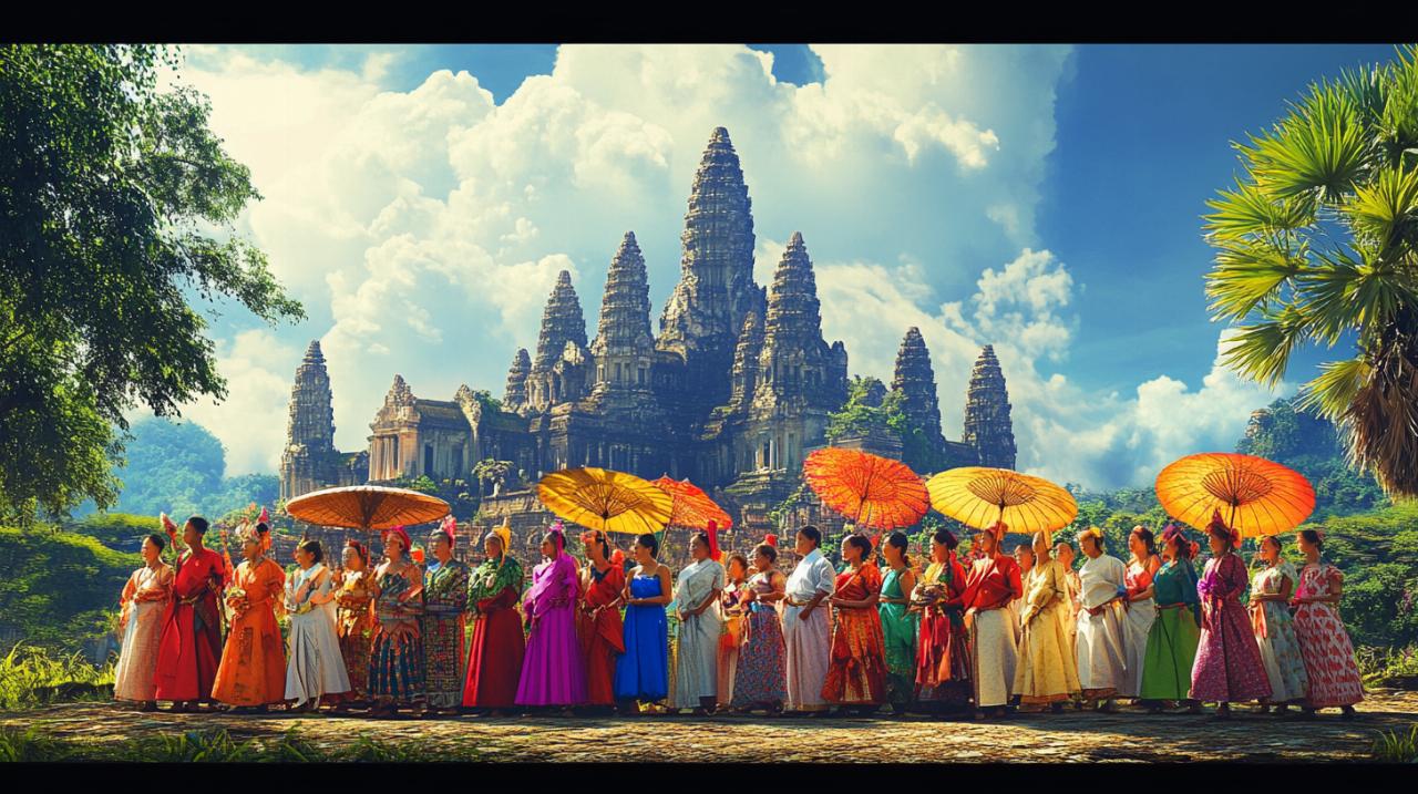 Descubre los Trajes Tradicionales Auténticos de Camboya: Guía Completa del Krama en los Mercados de Angkor Wat