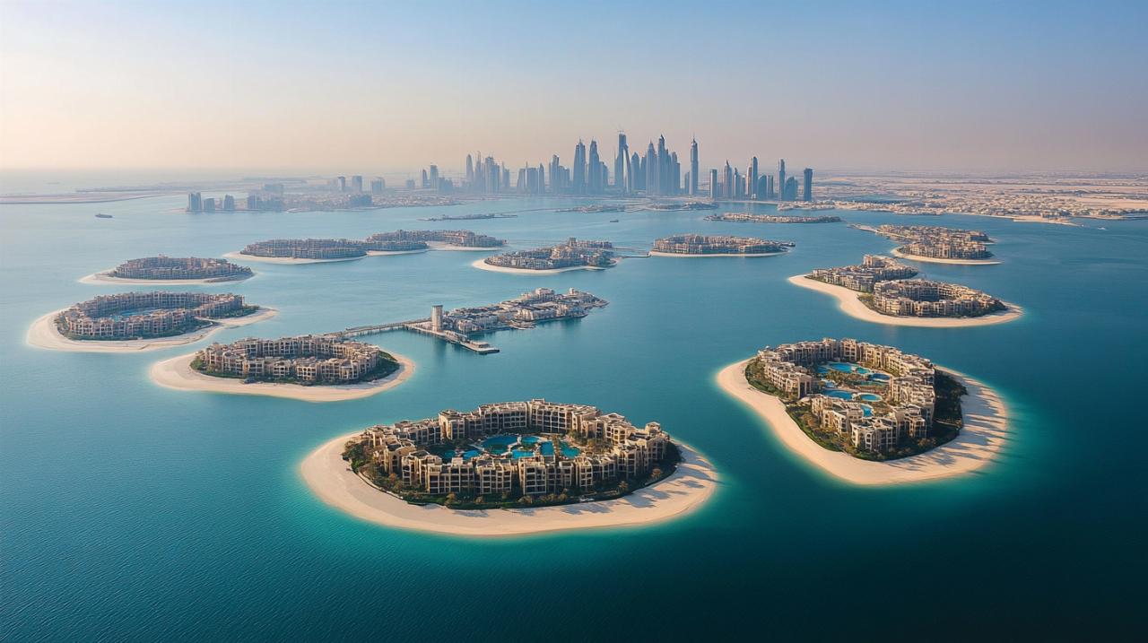 Cómo las tecnologías innovadoras crearon El Mundo: islas artificiales de Dubái abandonadas en el Golfo Pérsico